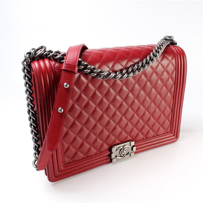 Chanel Boy Flap Large Lambskin 18M Bag