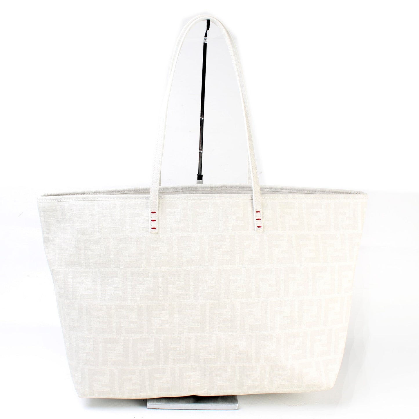Fendi Zucca Spalmati Floral Tote Bag