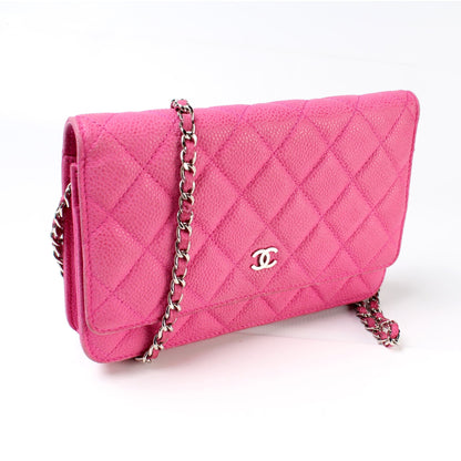 Chanel WOC Classic Quilted Caviar Bag