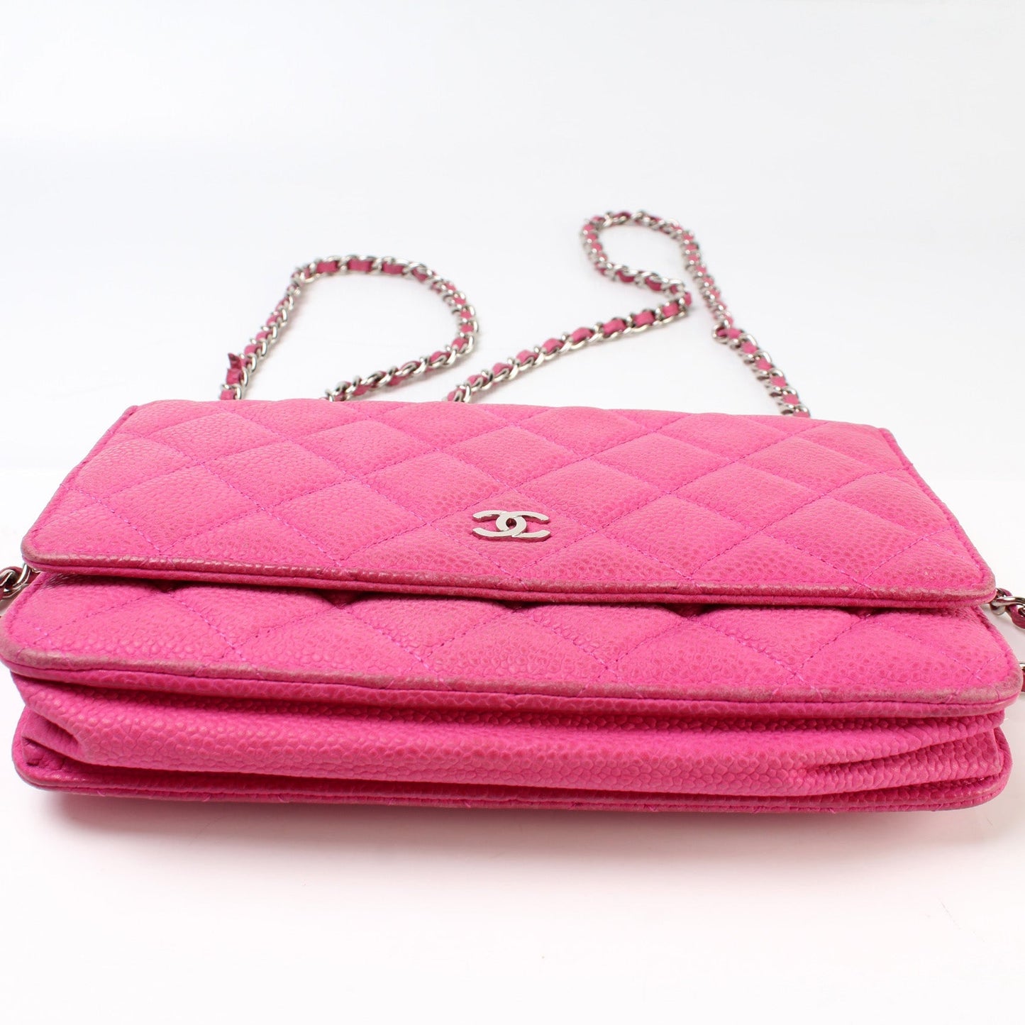 Chanel WOC Classic Quilted Caviar Bag