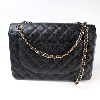 Chanel Classic Flap Maxi Caviar 27M Bag