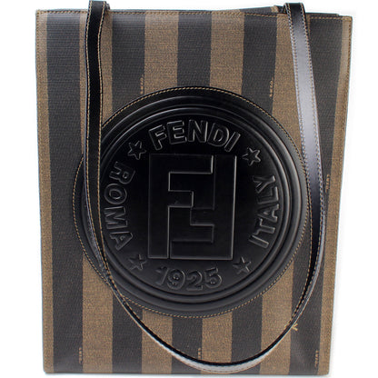 Fendi Pequin Roma Tote Bag