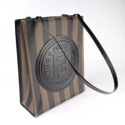Fendi Pequin Roma Tote Bag