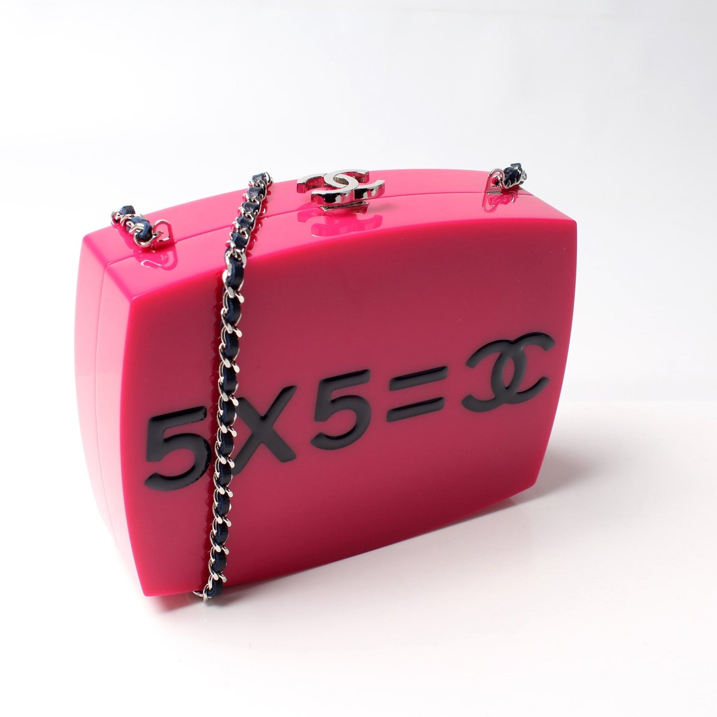 Chanel Plexiglass Clutch Evening In The Streets Bag