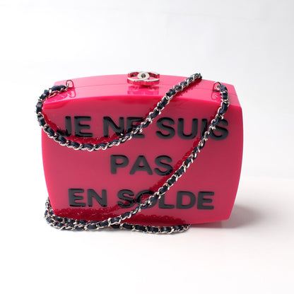 Chanel Plexiglass Clutch Evening In The Streets Bag