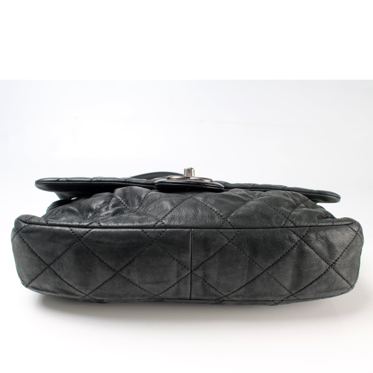 Chanel Coco Pleats Flap Iridescent Calfskin Large Bag