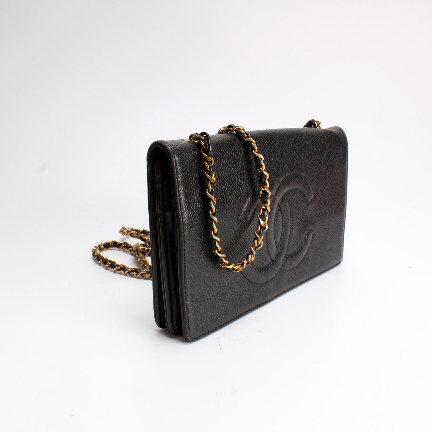 Chanel Vintage Timeless CC WOC Caviar 4M Bag