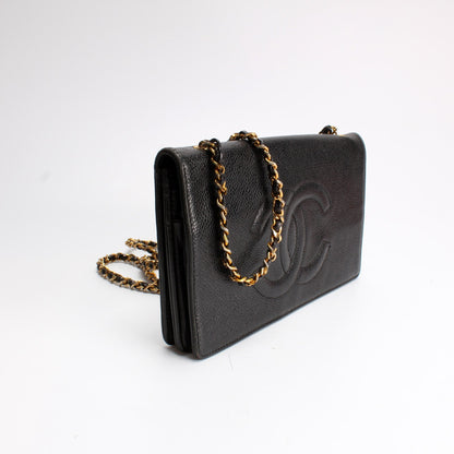 Chanel Vintage Timeless CC WOC Caviar 4M Bag