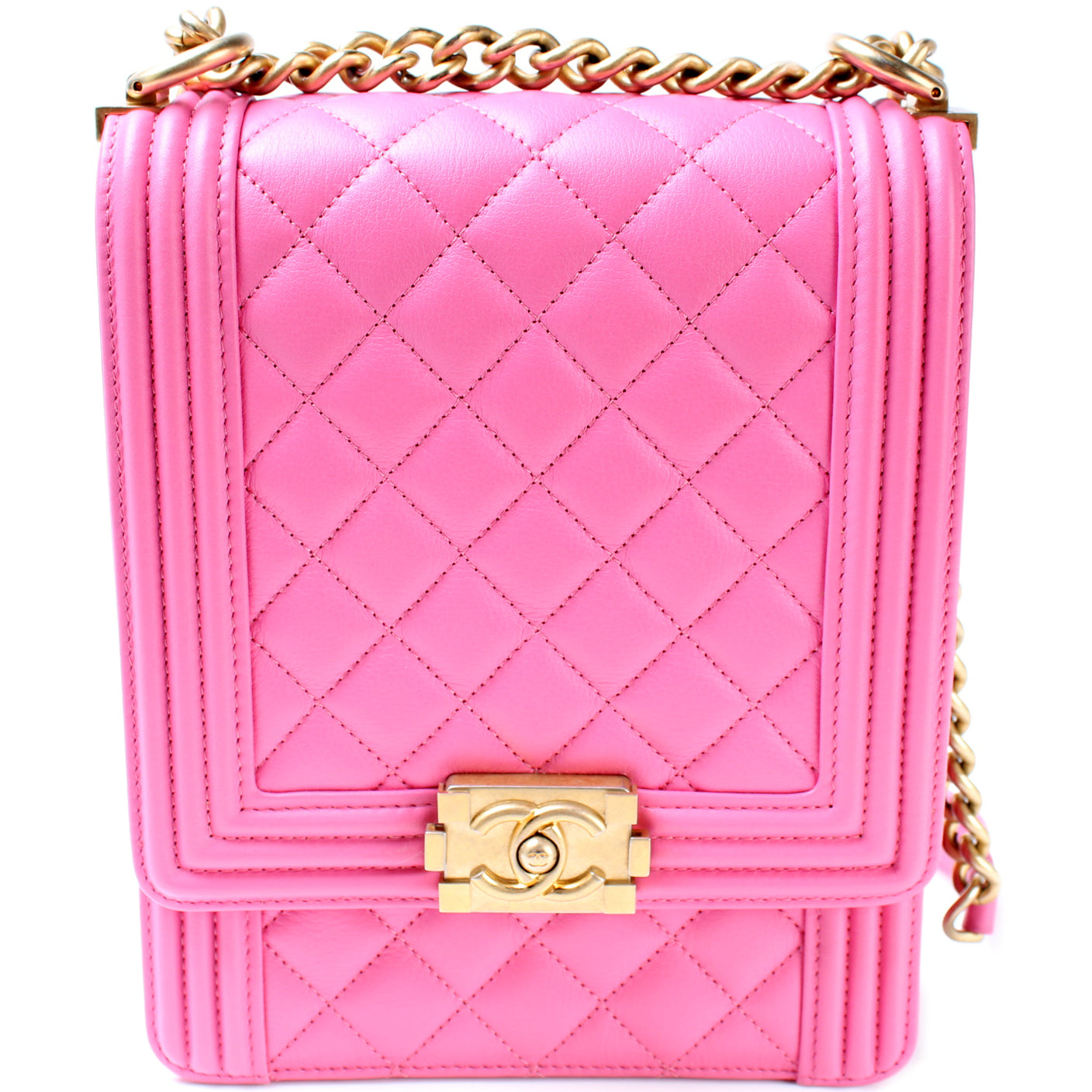 Chanel Boy North South Flap 27M Bag