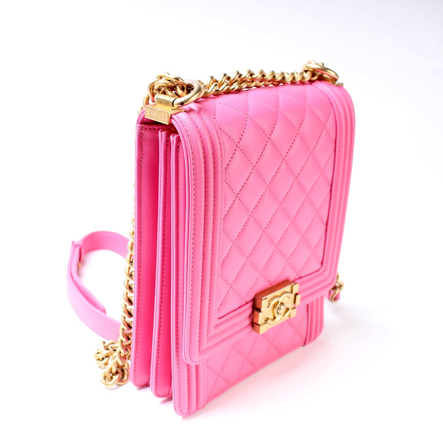 Chanel Boy North South Flap 27M Bag