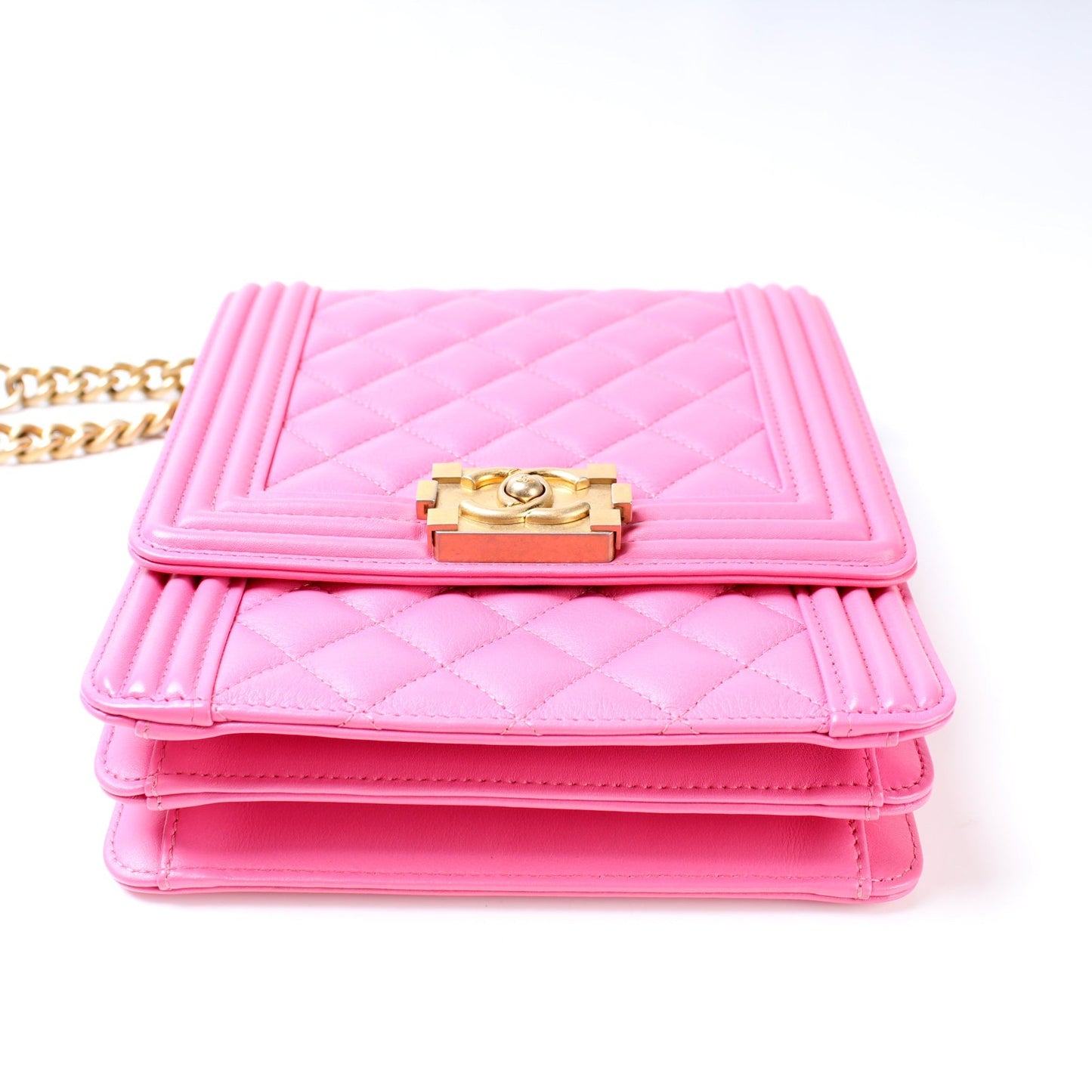 Chanel Boy North South Flap 27M Bag