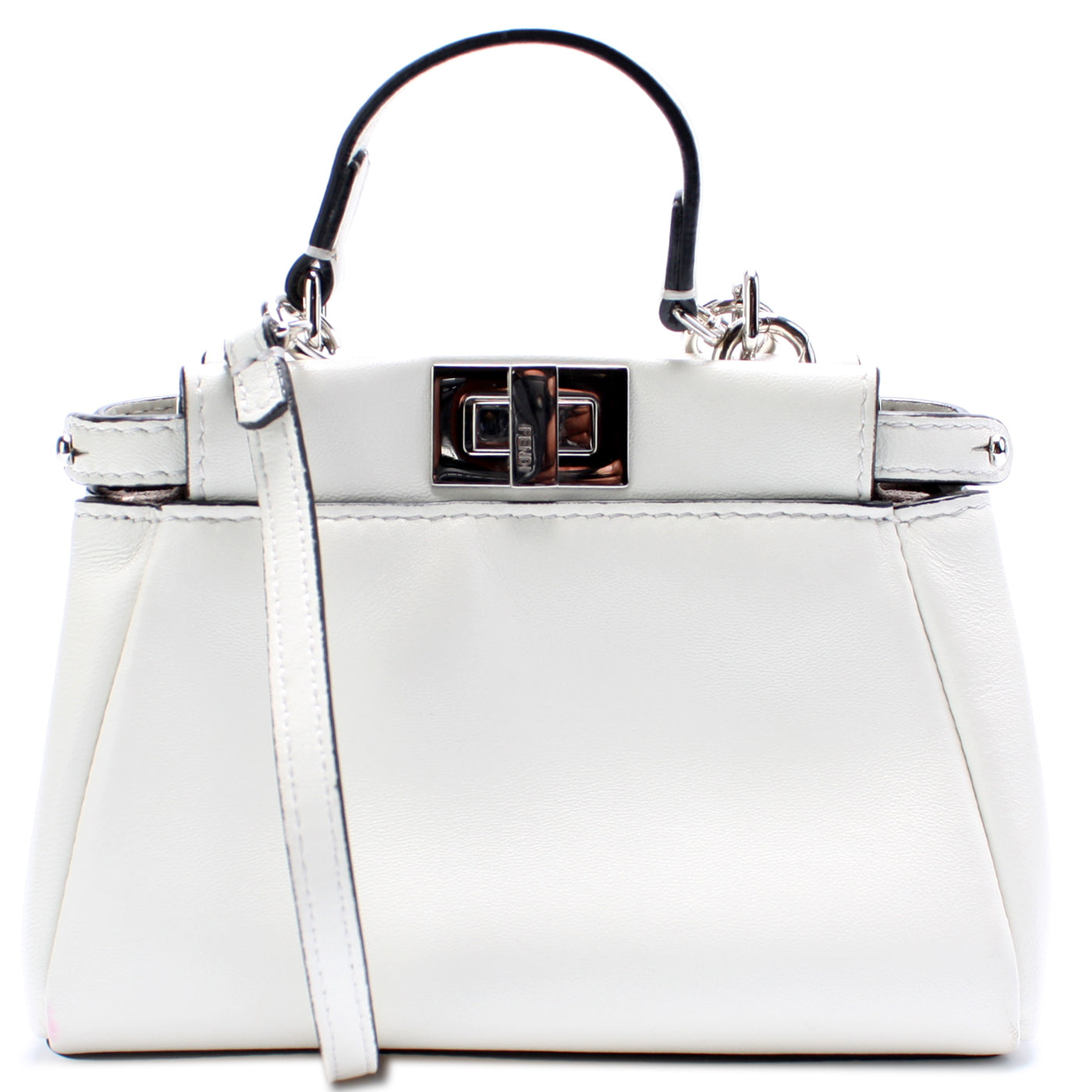 Fendi Peekaboo Micro Leather Bag