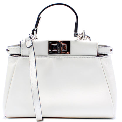 Fendi Peekaboo Micro Leather Bag