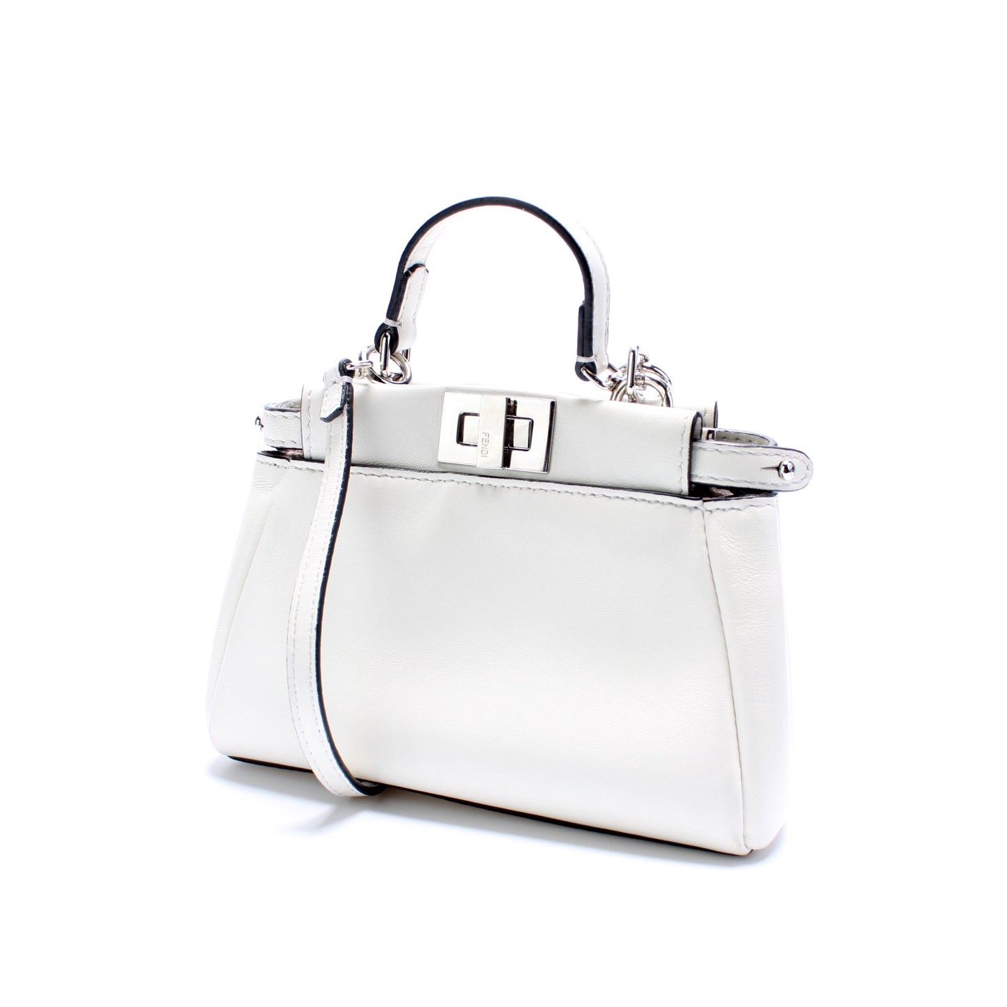 Fendi Peekaboo Micro Leather Bag