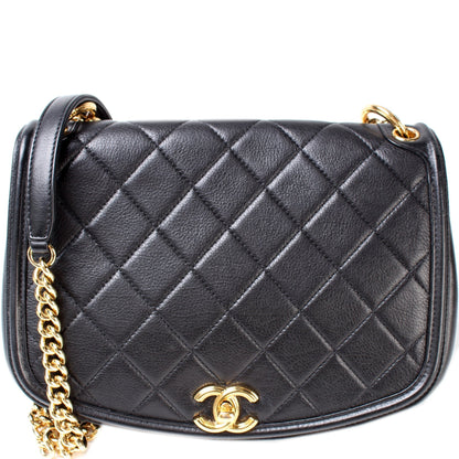 Chanel Underline Flap Quilted Calfskin 28M Bag