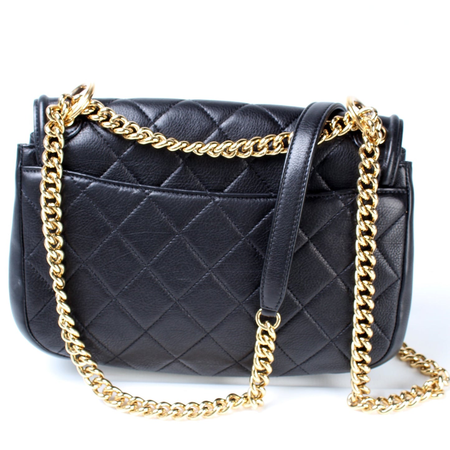 Chanel Underline Flap Quilted Calfskin 28M Bag