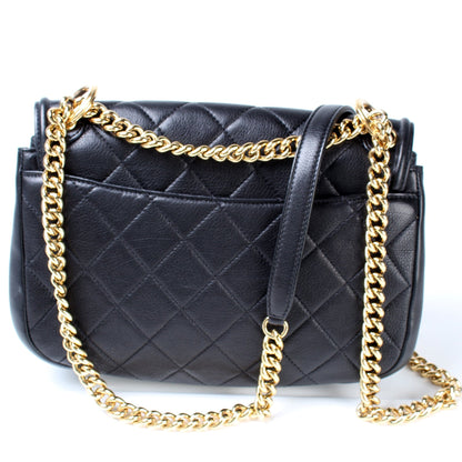 Chanel Underline Flap Quilted Calfskin 28M Bag