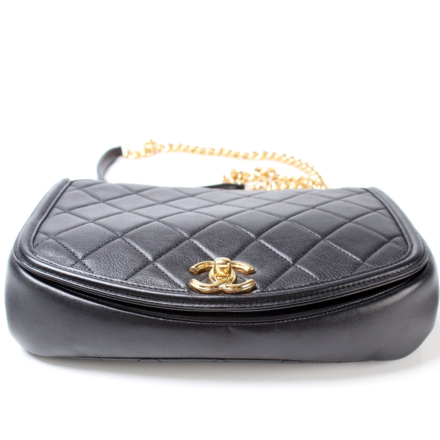 Chanel Underline Flap Quilted Calfskin 28M Bag
