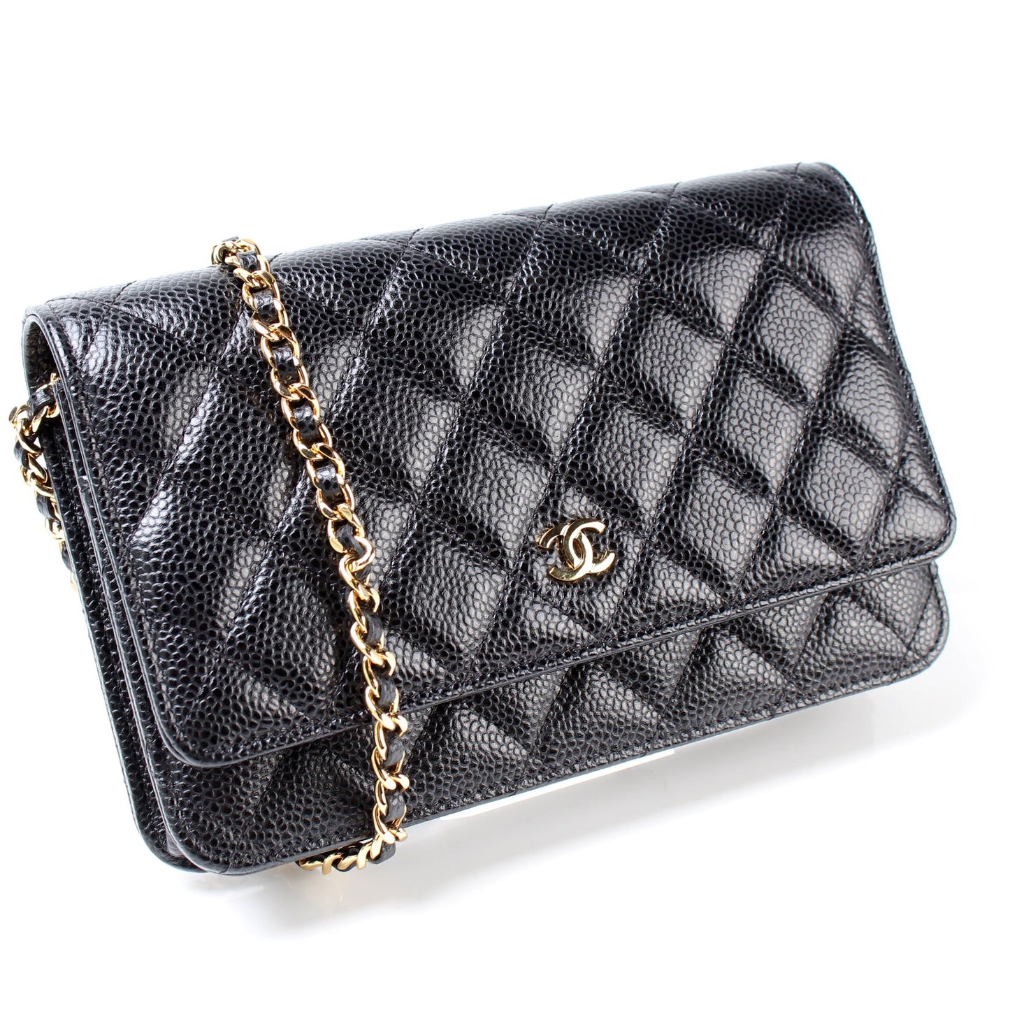Chanel WOC Classic Quilted Caviar 28M Bag