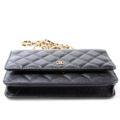 Chanel WOC Classic Quilted Caviar 28M Bag