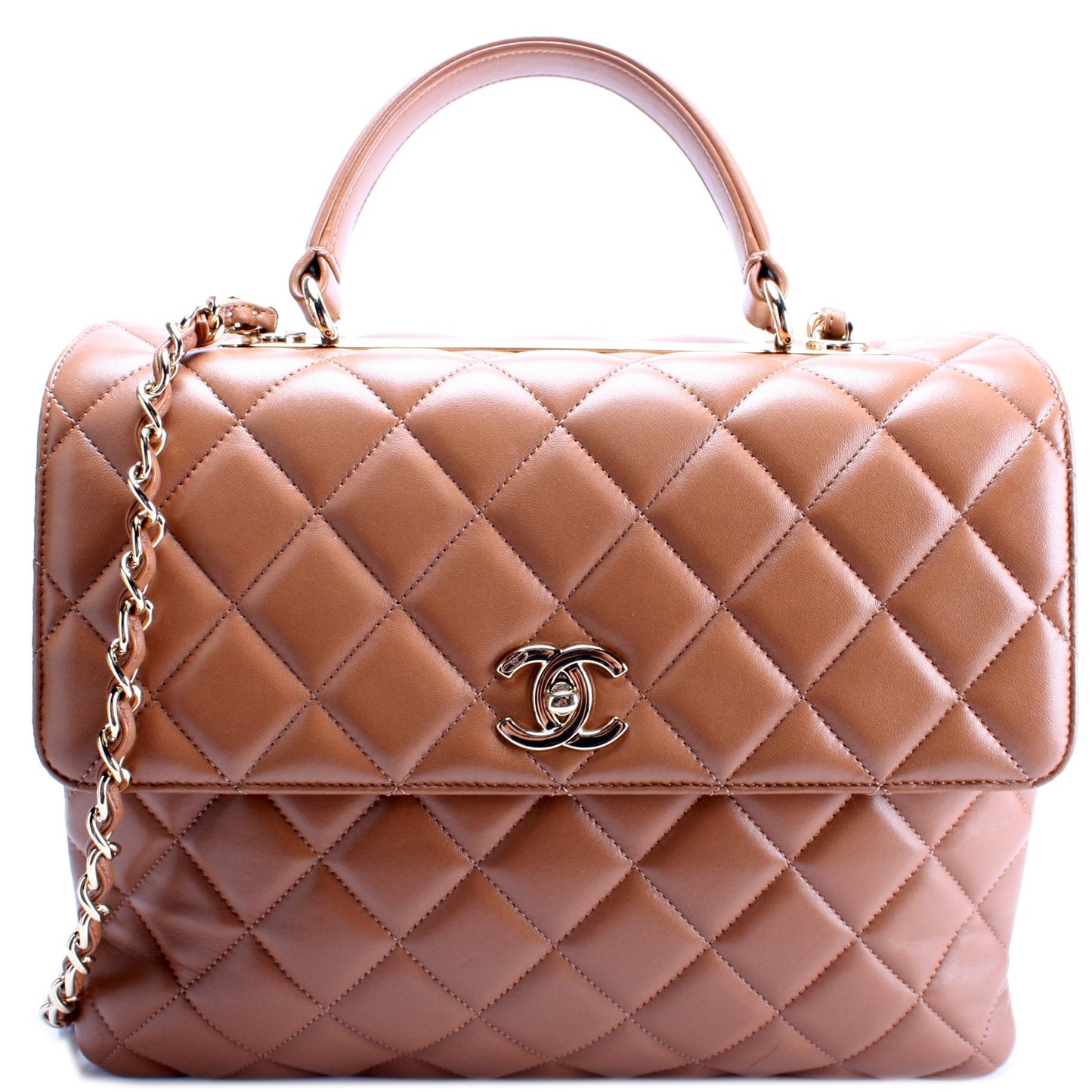 Chanel Trendy Top Handle Lambskin 23M Bag