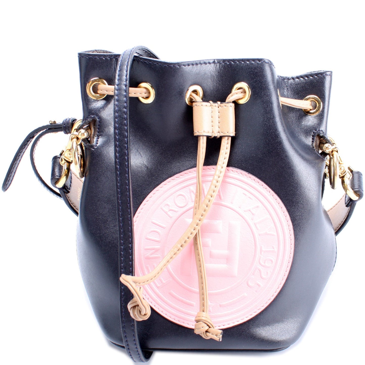 Fendi Mini Mon Tresor Bucket Leather Bag