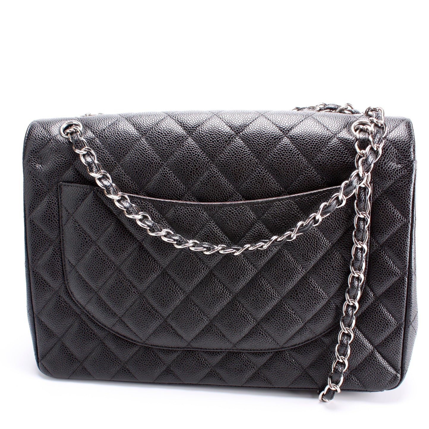 Chanel Classic Flap Maxi Caviar 17-20M Bag