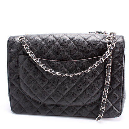 Chanel Classic Flap Maxi Caviar 17-20M Bag