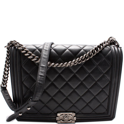 Chanel Boy Flap Large Lambskin 19M Bag