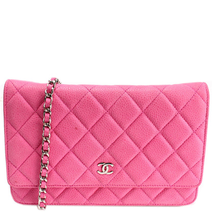 Chanel WOC Classic Quilted Matte Caviar 18M Bag