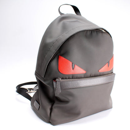 Fendi 7VZ012 Monster Eyes Backpack Nylon Bag