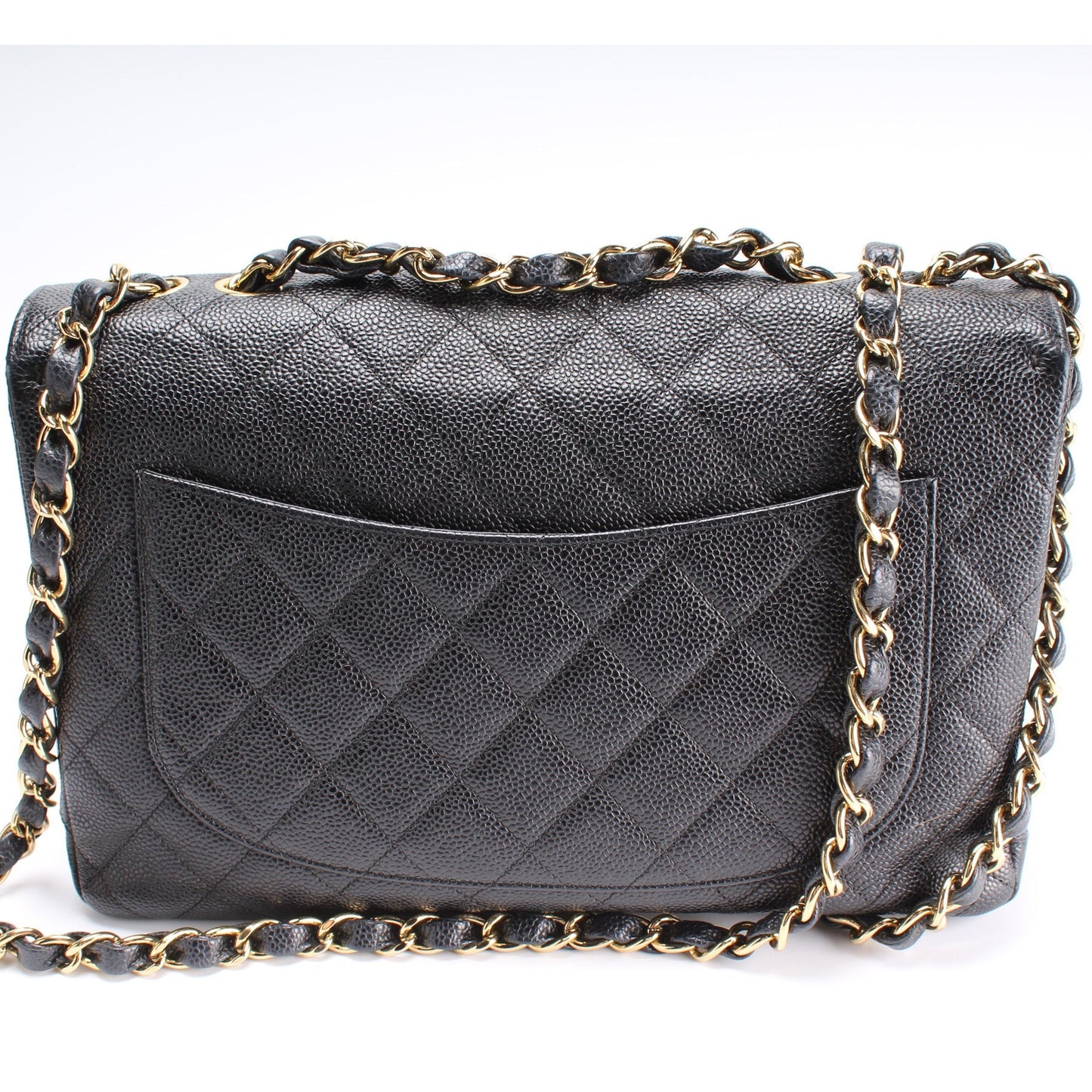 Chanel Classic Flap Jumbo Caviar 11M Bag