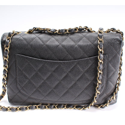Chanel Classic Flap Jumbo Caviar 11M Bag