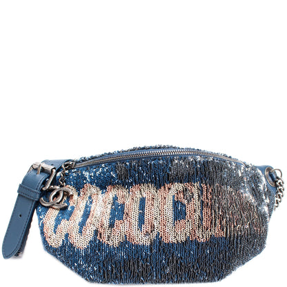 Chanel Coco Cube Sequined Belt 23M Bag
