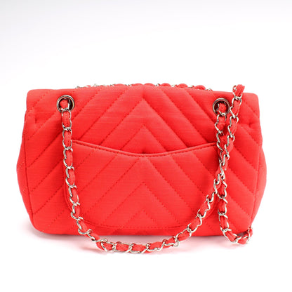 Chanel Classic Flap Medium Jersey Chevron 13M Bag