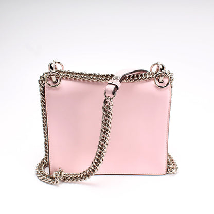 Fendi 8M0381 Mini Kan I Leather Chain Bag