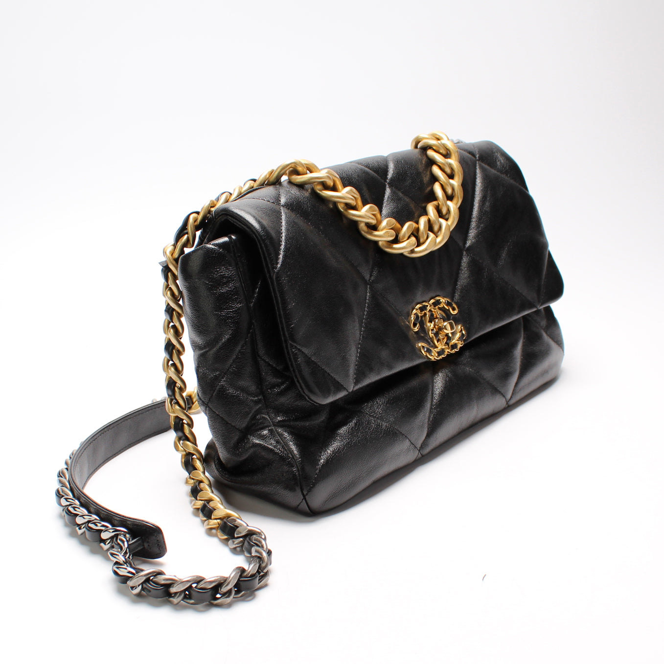 Chanel Quilted Goatskin 19 Large Flap 29M Bag