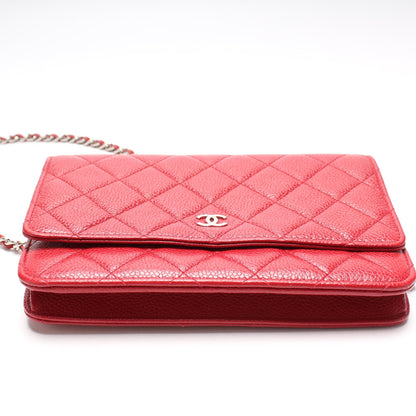 Chanel WOC Classic Quilted Caviar Bag
