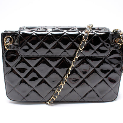 Chanel Golden Class Accordion Flap Paten Bag