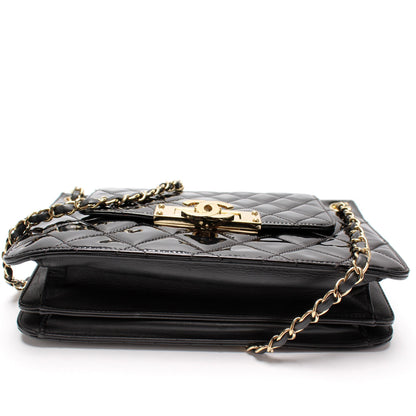 Chanel Golden Class Accordion Flap Paten Bag