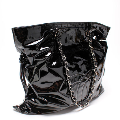 Chanel CC Bon Bon Patent Leather Tote Large Bag