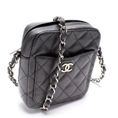 Chanel Mini Rectangle Crossbody Caviar Bag