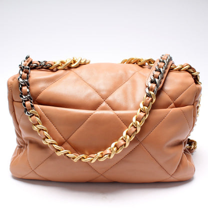 Chanel Quilted Goatskin 19 Large Flap 30+M Bag