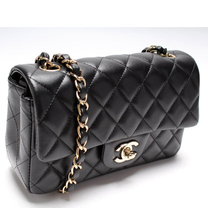 Chanel Classic Flap Mini Rectangle Lambskin 32+M Bag