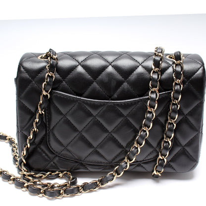 Chanel Classic Flap Mini Rectangle Lambskin 32+M Bag