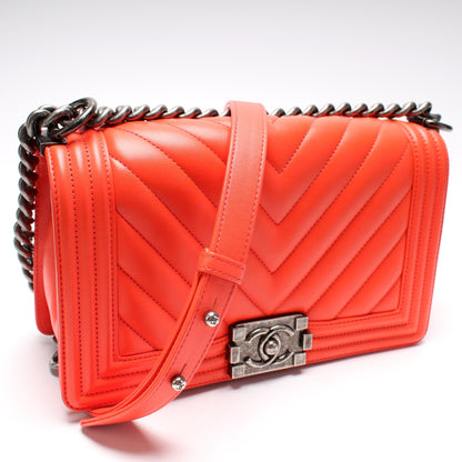 Chanel Boy Flap Medium Lambskin Older 21-24M Bag