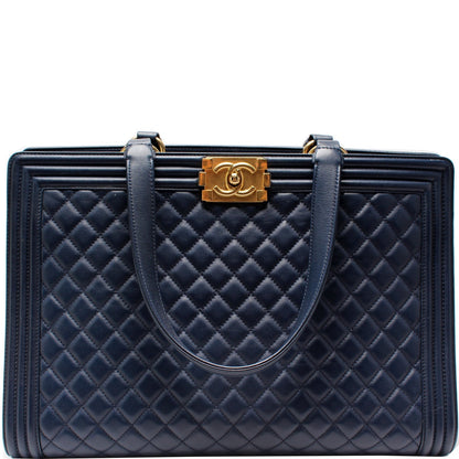 Chanel Boy Shopping Tote Medium 21M Bag