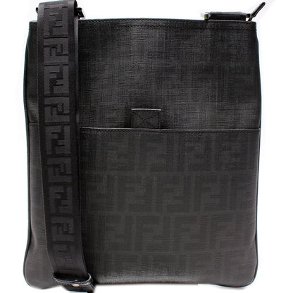 Fendi Spalmati Zucca Flat Messenger Bag