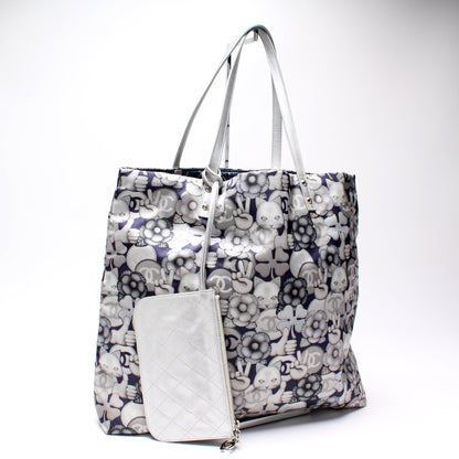 Chanel Emoticon Nylon Shopping Tote Bag