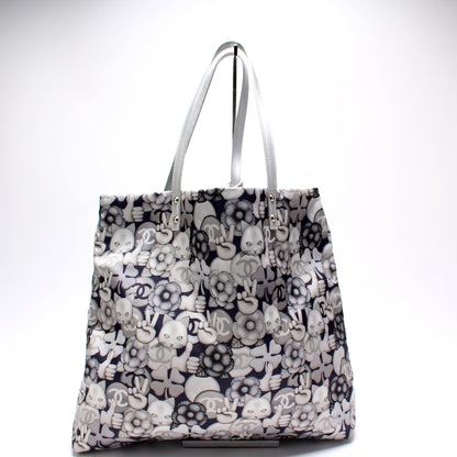Chanel Emoticon Nylon Shopping Tote Bag